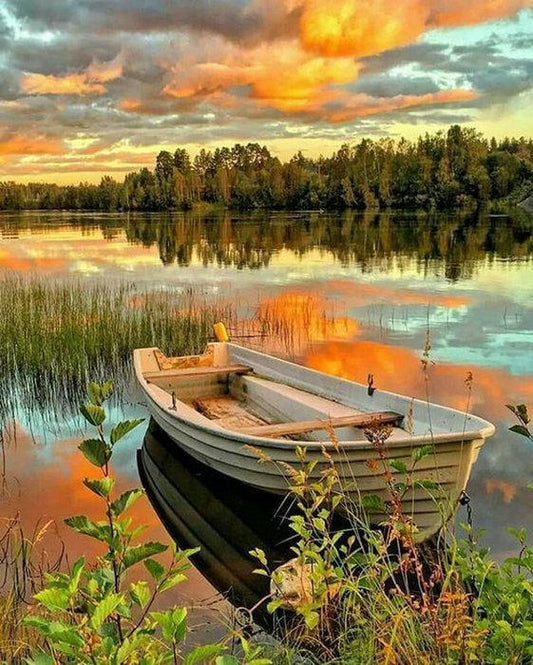 Landscape Paint By Numbers Kits UK For Adult RA3039