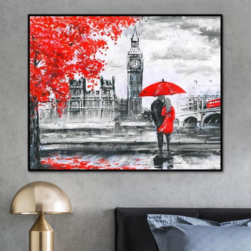 Landscape The Elizabeth Tower Paint By Numbers Kits UK RA3076