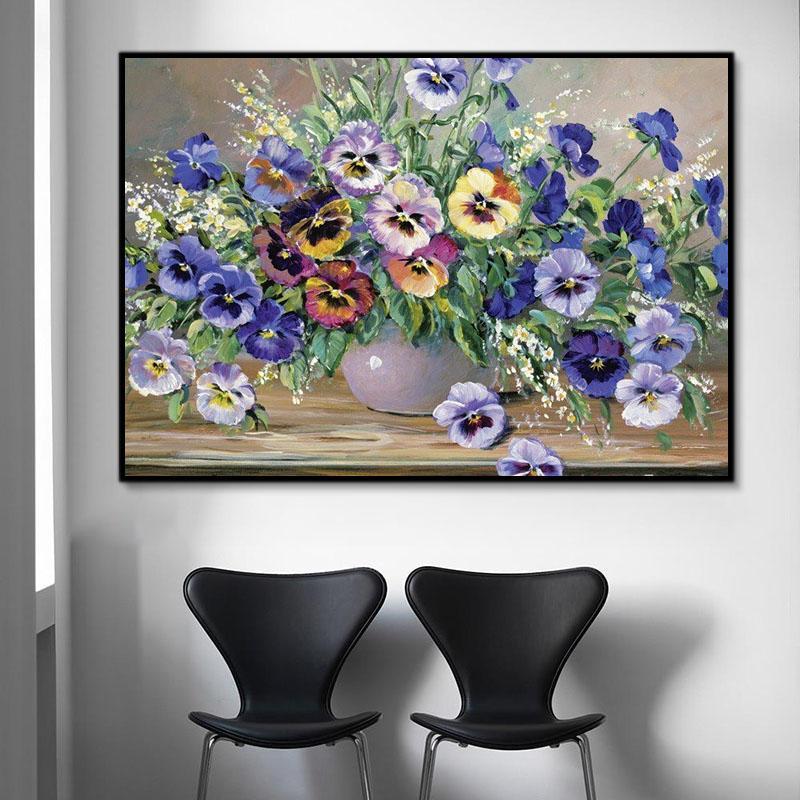 Flower Bottle Flower Paint By Numbers Kits UK For Adult RA3374