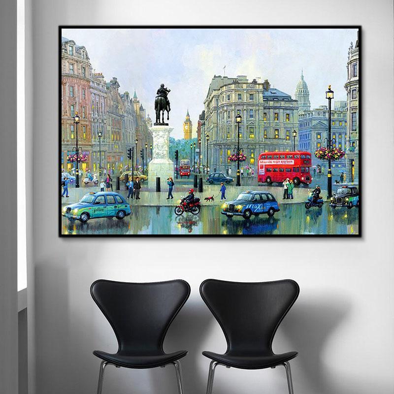 Landscape London Paint By Numbers Kits UK With Frame RA3528