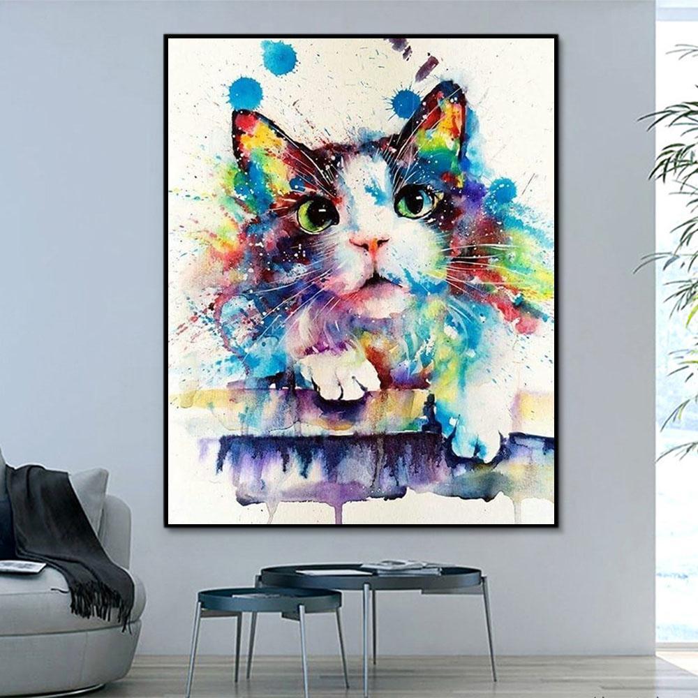 Cat & Dog Paint By Numbers Kits UK For Kids RSB8196