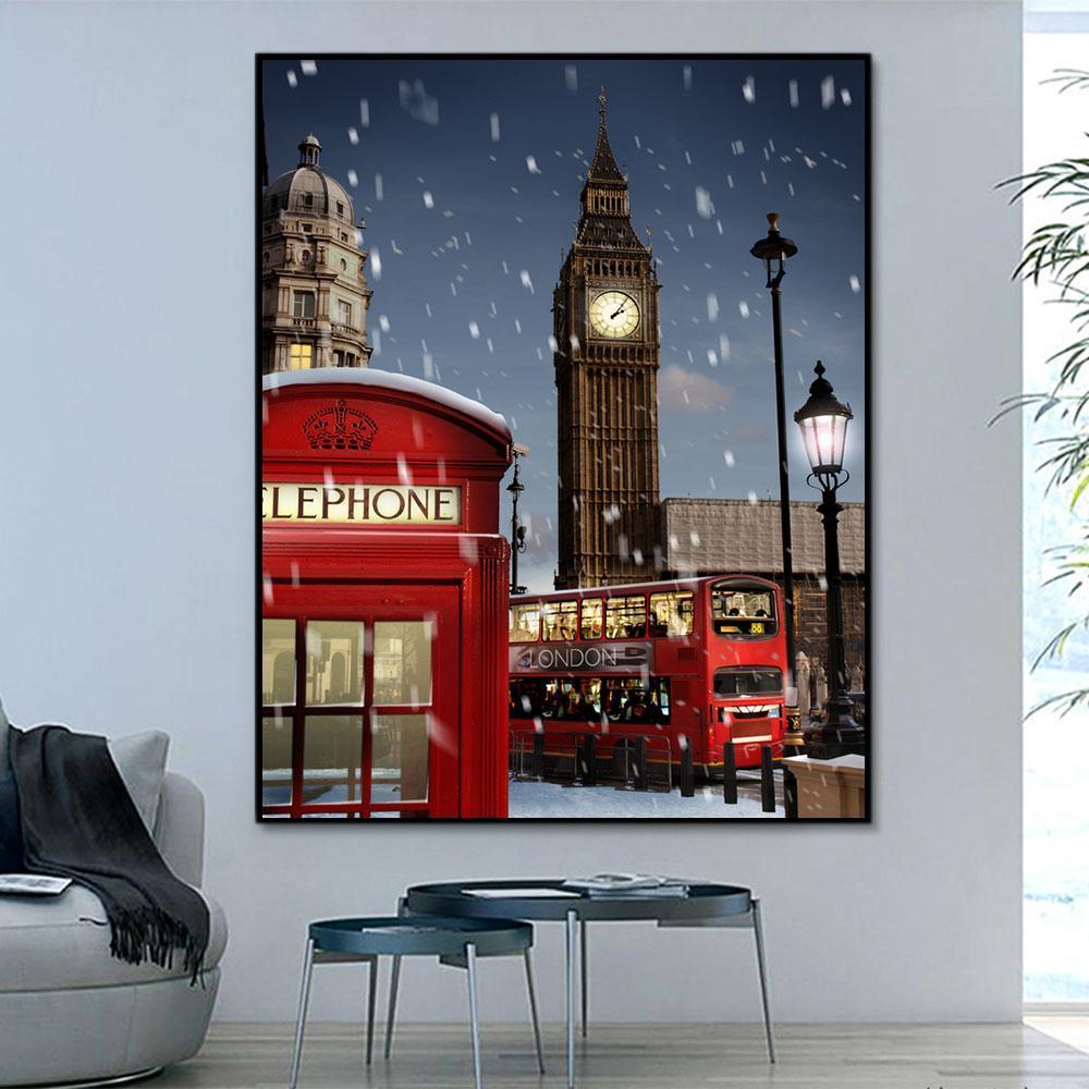 Landscape The Elizabeth Tower Paint By Numbers Kits UK RSB8320