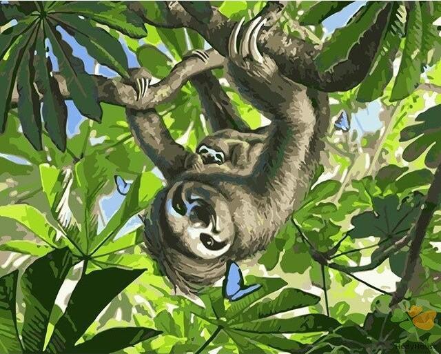 Animal Paint By Numbers Kits UK SLA9622