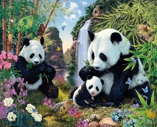 Animal Paint By Numbers Kits UK SQ3131