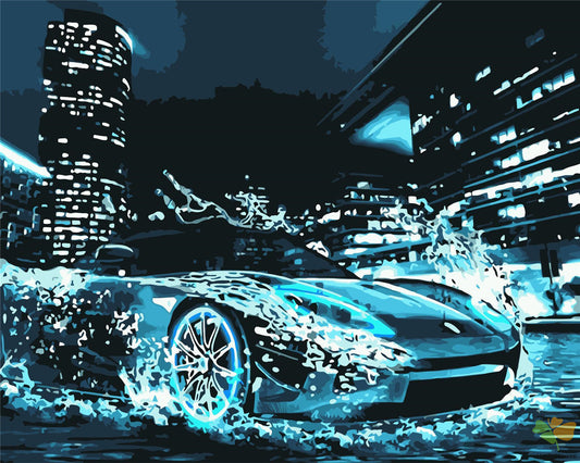 Engine Paint By Numbers Kits UK SQ3332