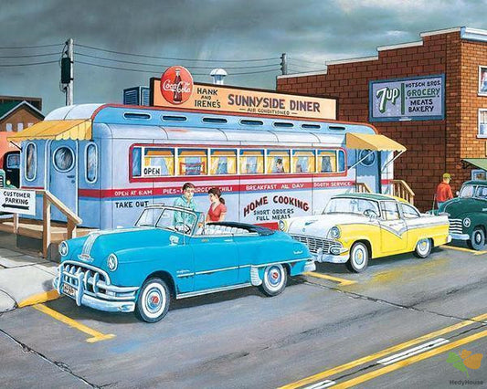 Engine Paint By Numbers Kits UK SQ4044