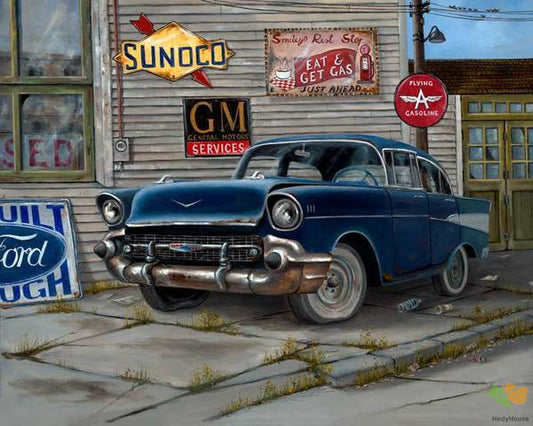 Engine Paint By Numbers Kits UK SQ4257