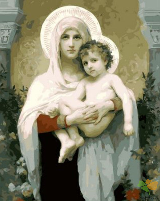 Portrait Paint By Numbers Kits UK SQ4402