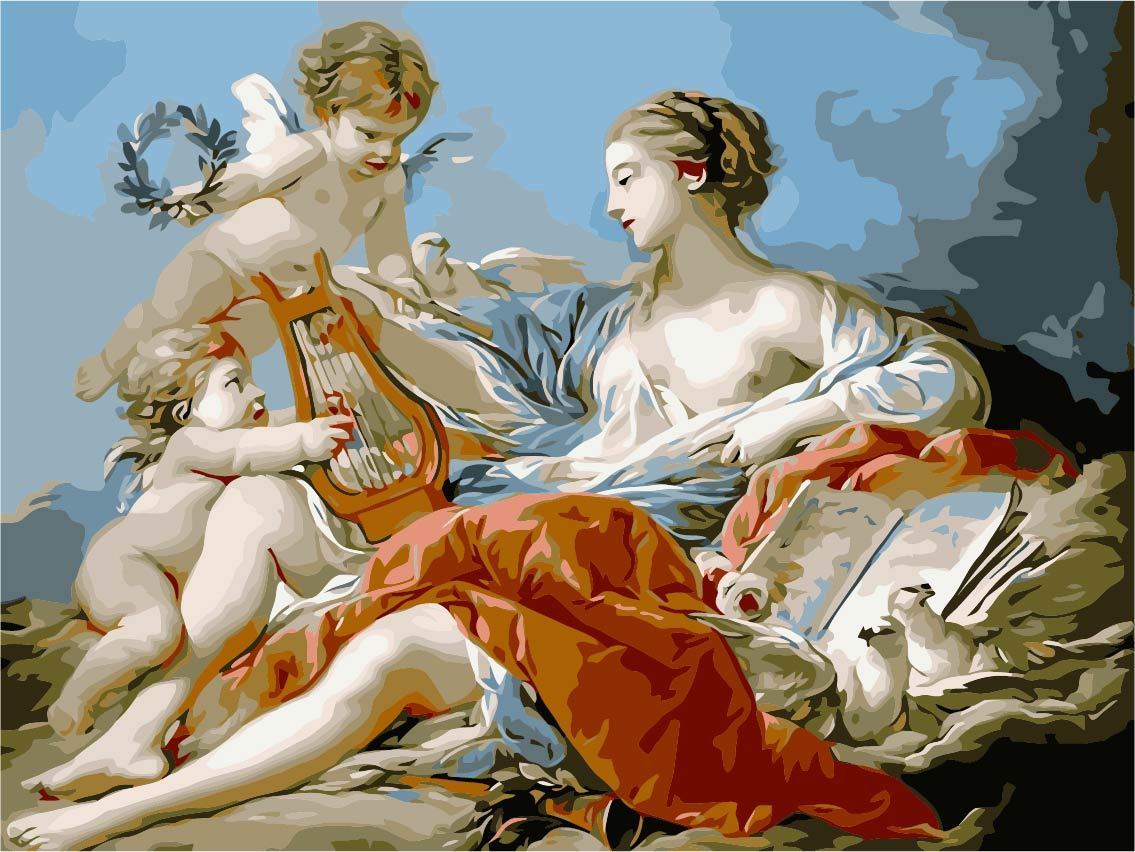 Portrait Paint By Numbers Kits UK For Adult TCR3060