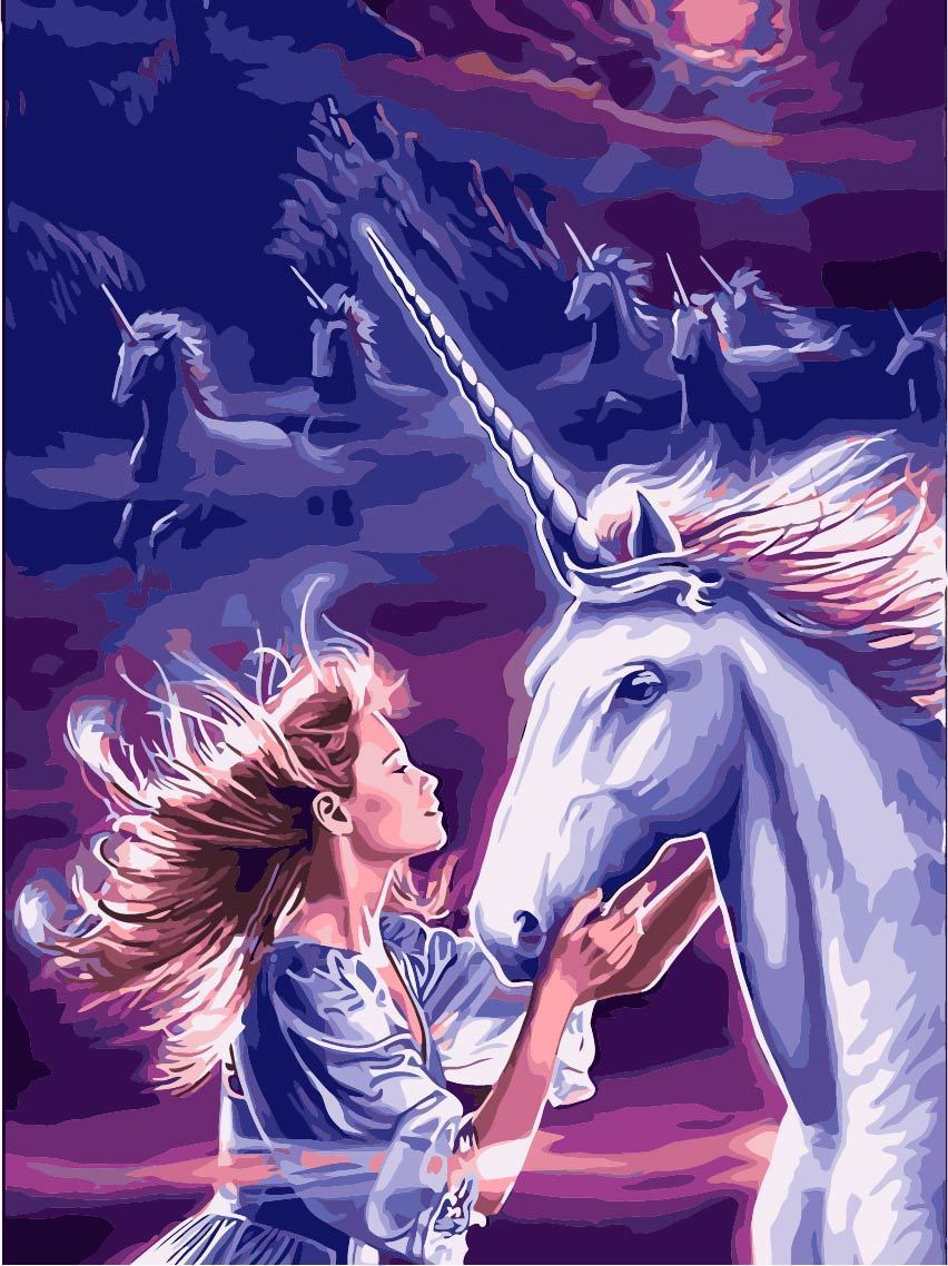 Portrait Paint By Numbers Kits UK For Adult TCR3077