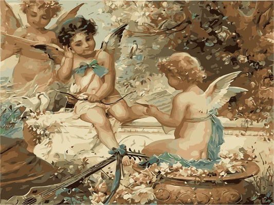 Portrait Paint By Numbers Kits UK For Adult TCR3094