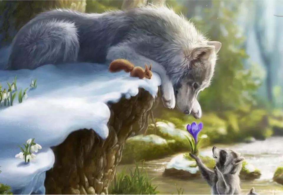 Animal Paint By Numbers Kits UK For Adult TCR3124