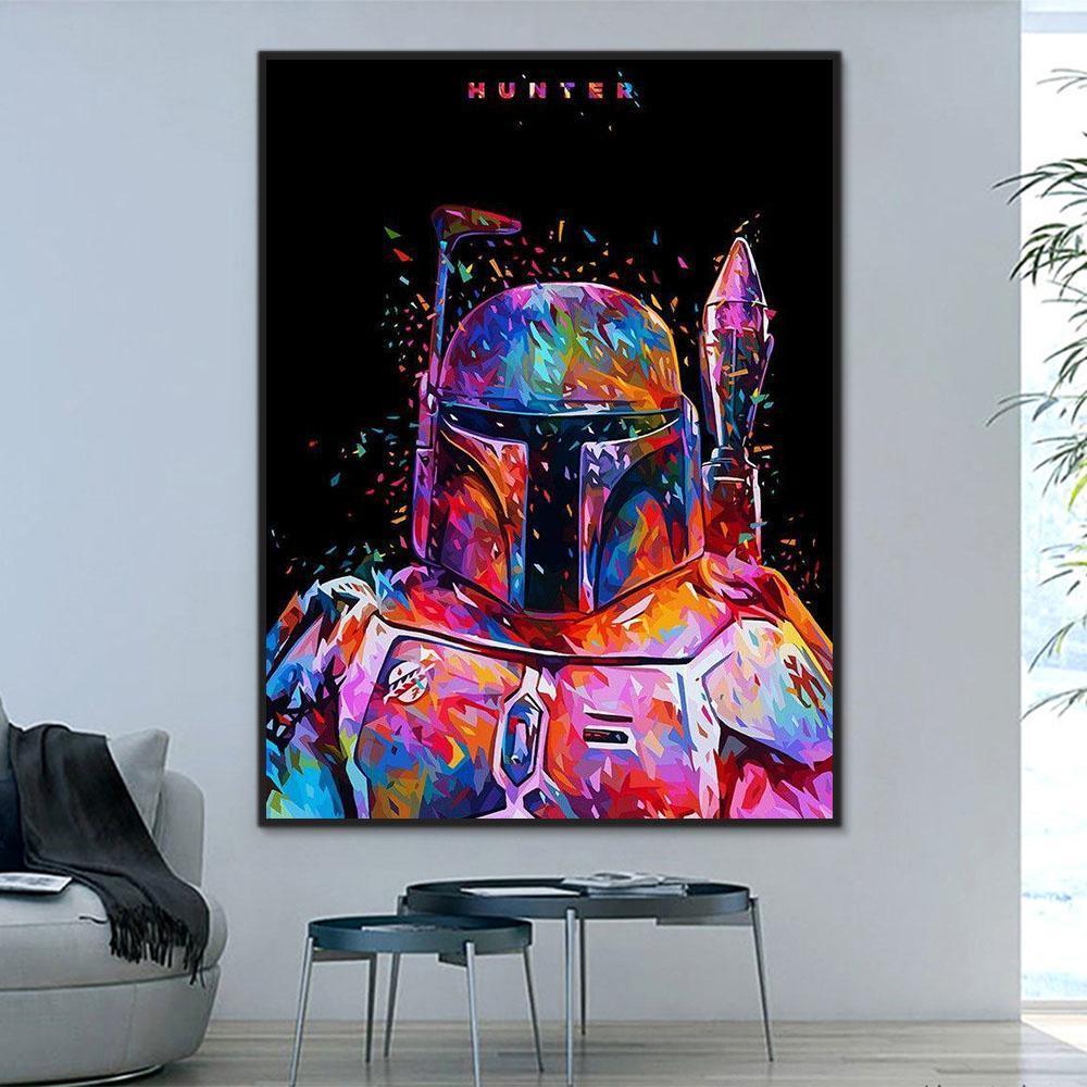 Portrait Alien Paint By Numbers Kits UK For Adult HQD1322