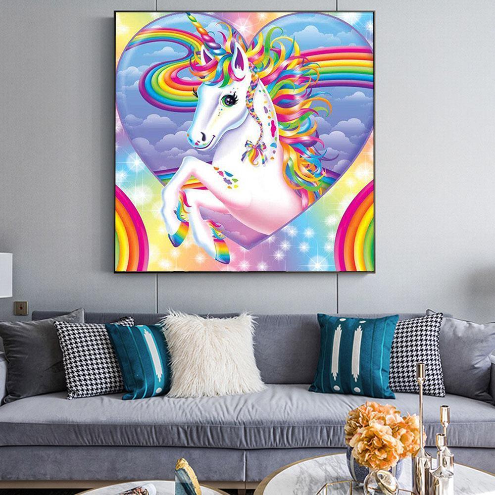 Animal Unicorn Paint By Numbers Kits UK HQD1279