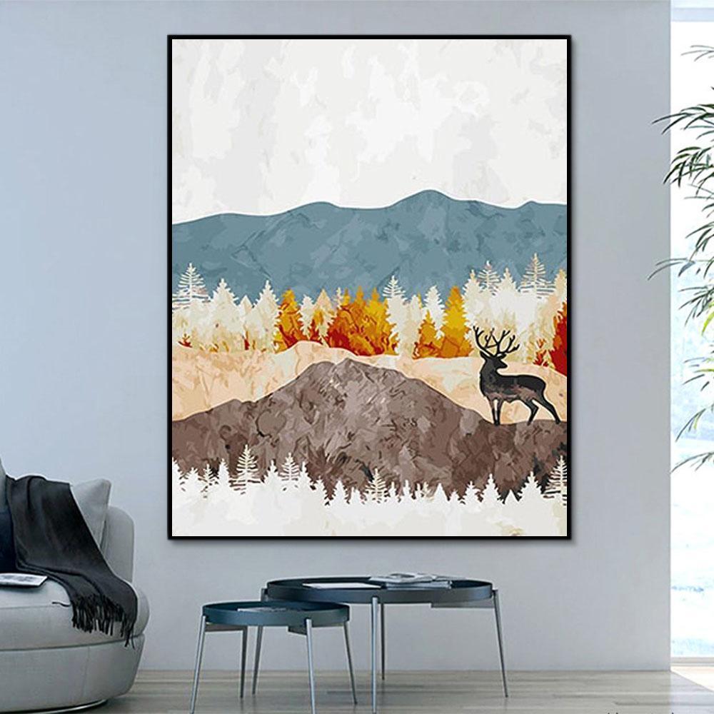 Abstract Paint By Numbers Kits UK For Beginners HQD1285