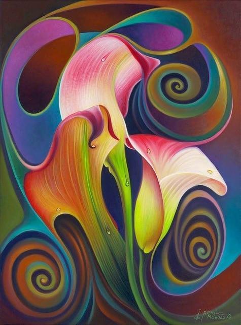 Abstract Paint By Numbers Kits UK