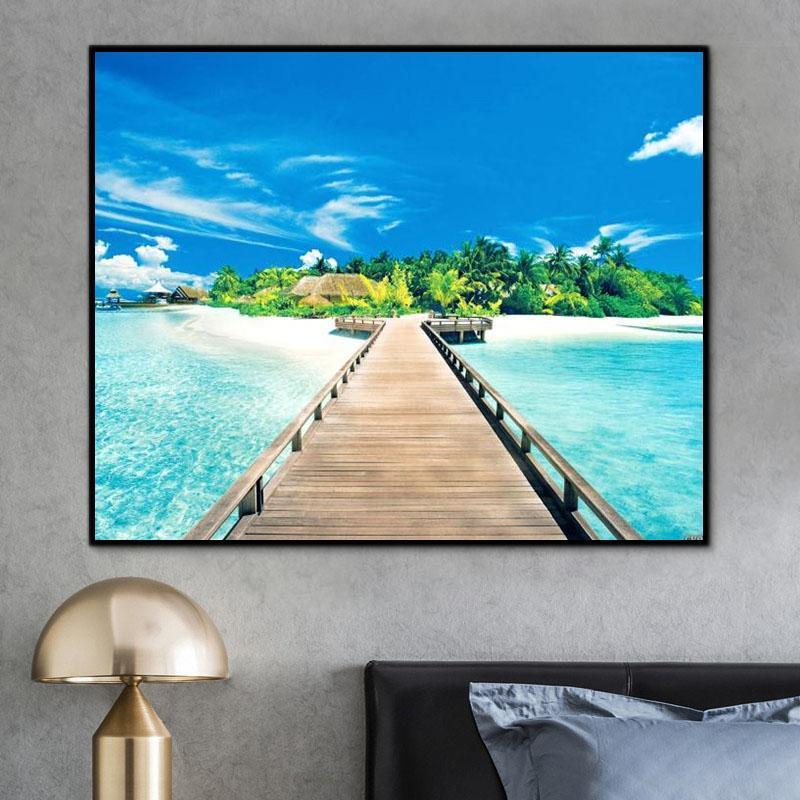 Natural Bridge Paint By Numbers Kits UK For Adult HQD1307