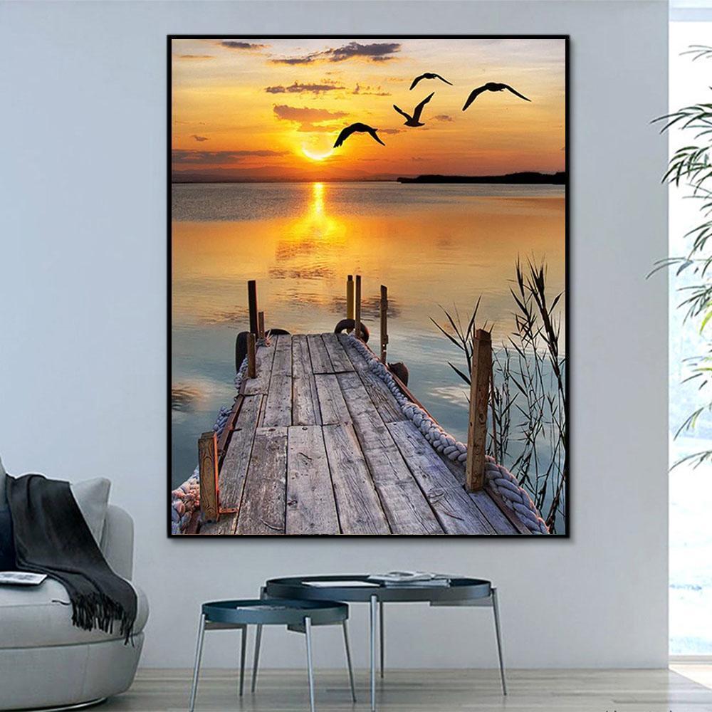 Natural Bridge Paint By Numbers Kits UK For Adult HQD1290