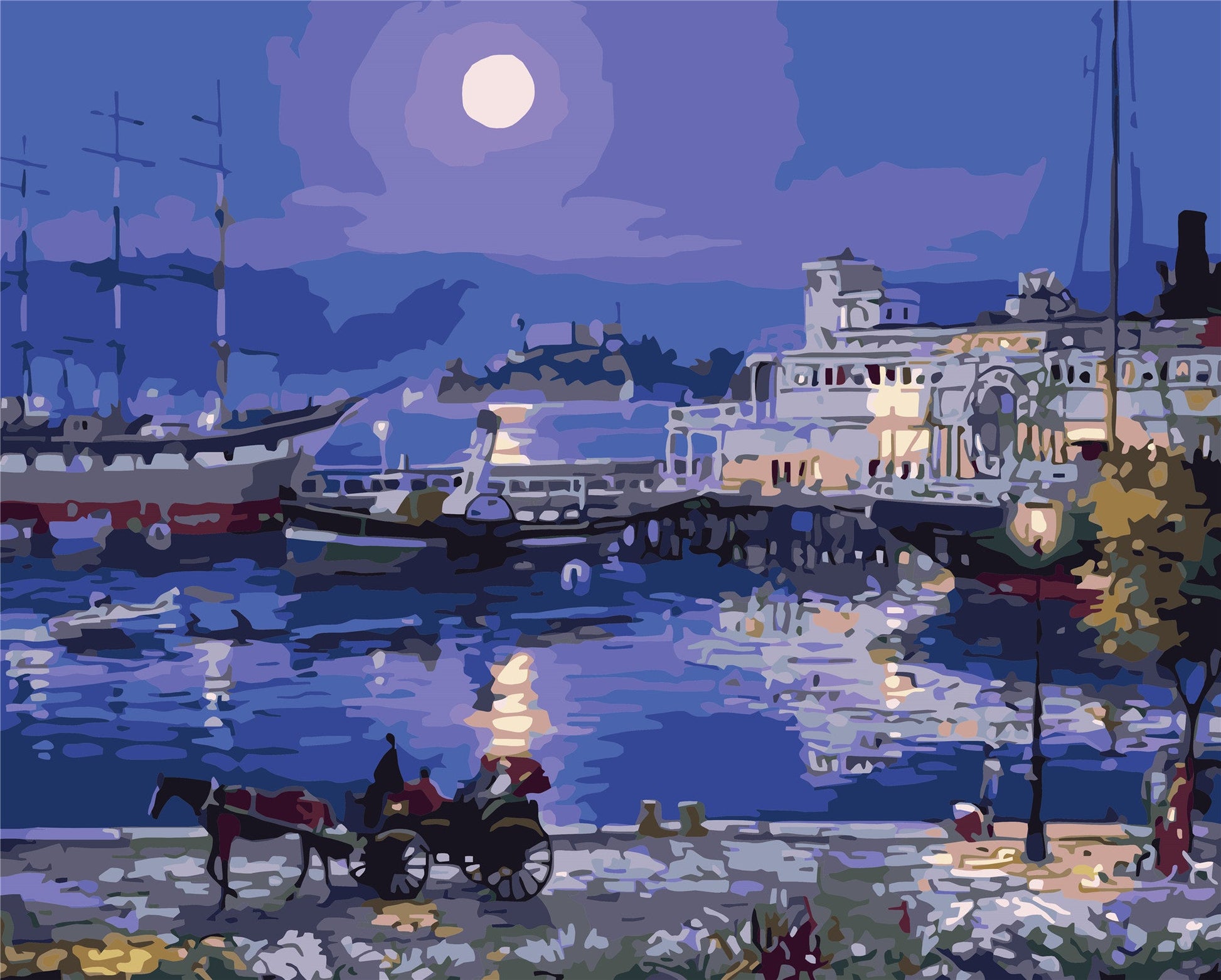 City Paint By Numbers Kits UK W-211