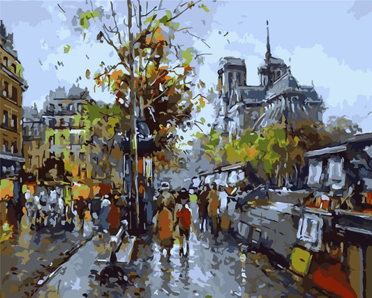 City Paint By Numbers Kits UK W-215