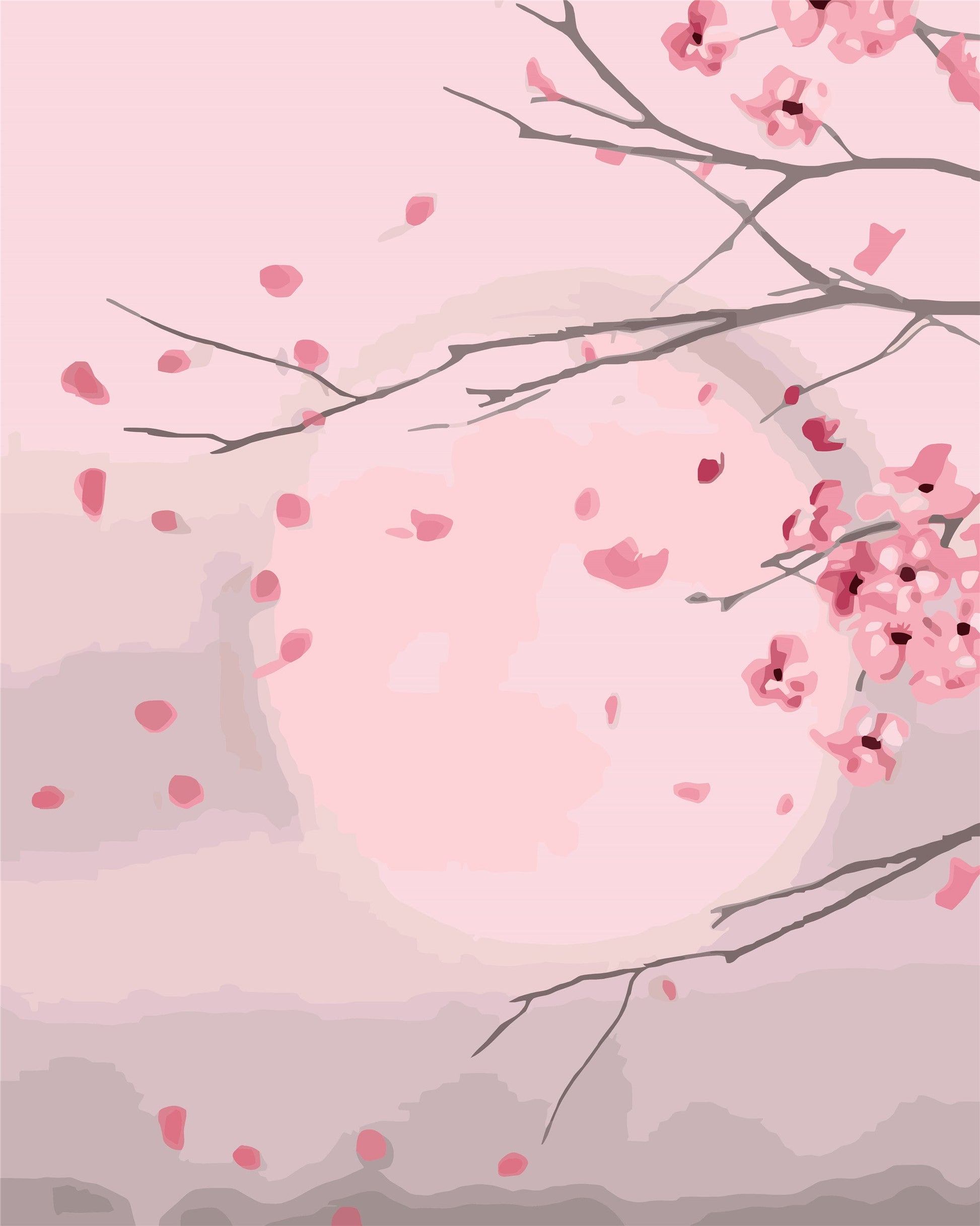 Tree Paint By Numbers Kits UK For Adult W-221