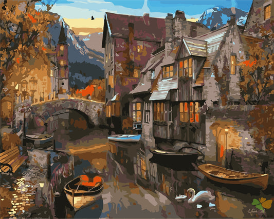 City Paint By Numbers Kits UK W-231