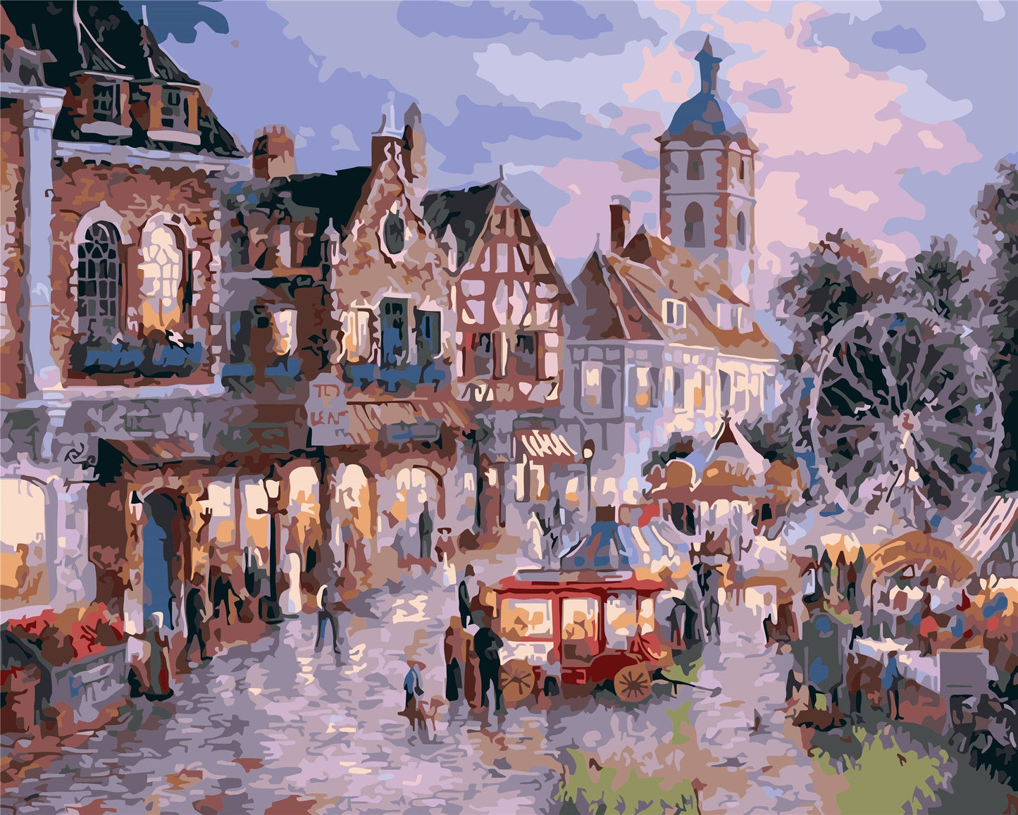 City Paint By Numbers Kits UK W-234