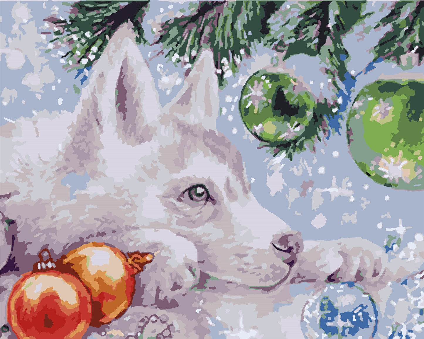 Cat & Dog Paint By Numbers Kits UK W-240