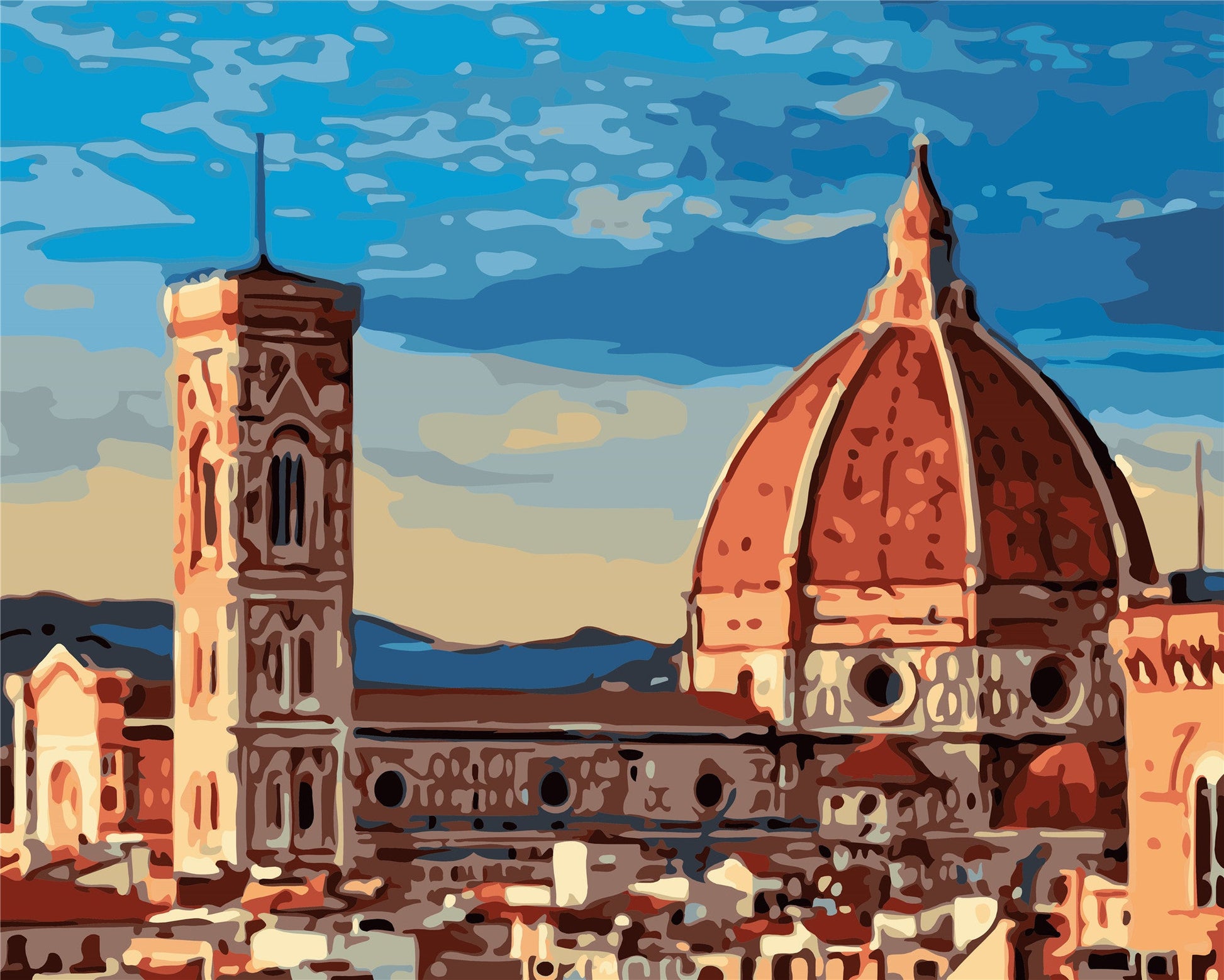 City Paint By Numbers Kits UK W-412