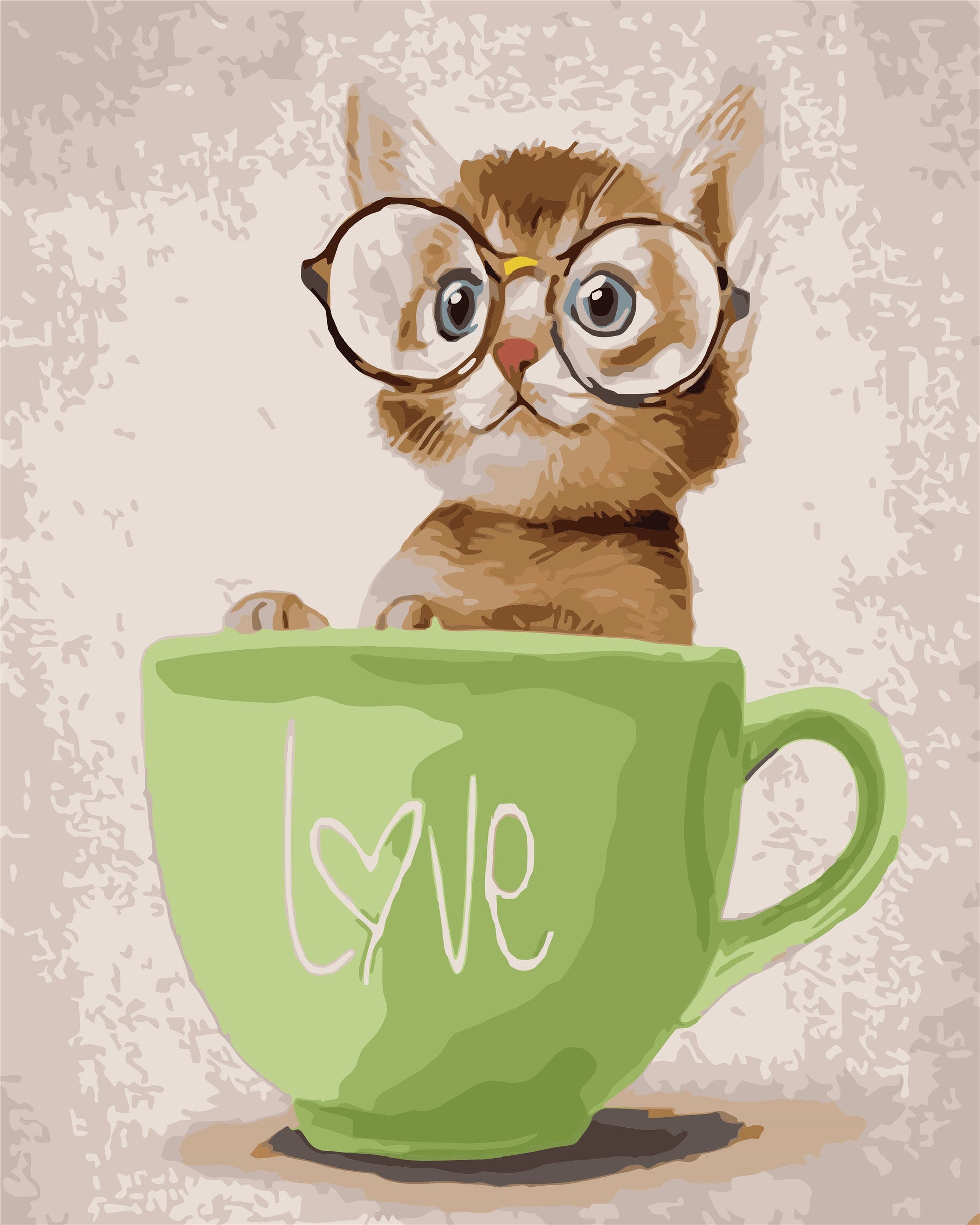 Cat & Dog Paint By Numbers Kits UK W-419