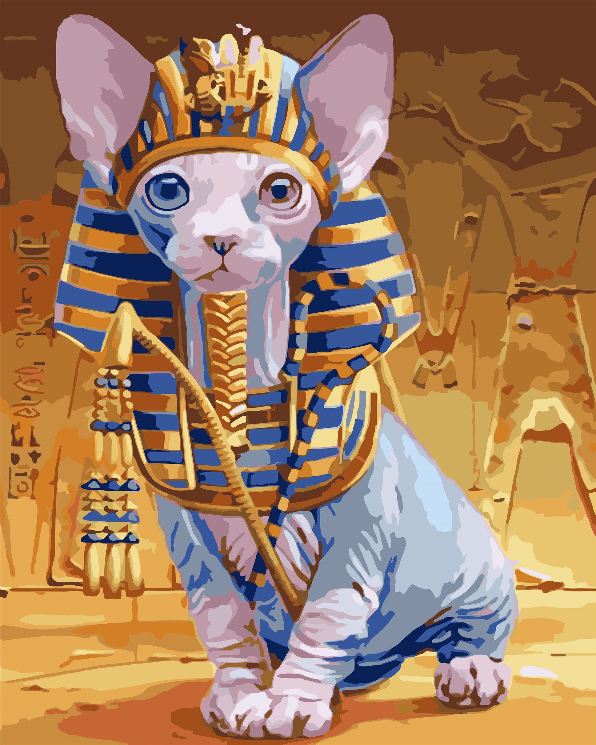 Cat & Dog Paint By Numbers Kits UK W-424