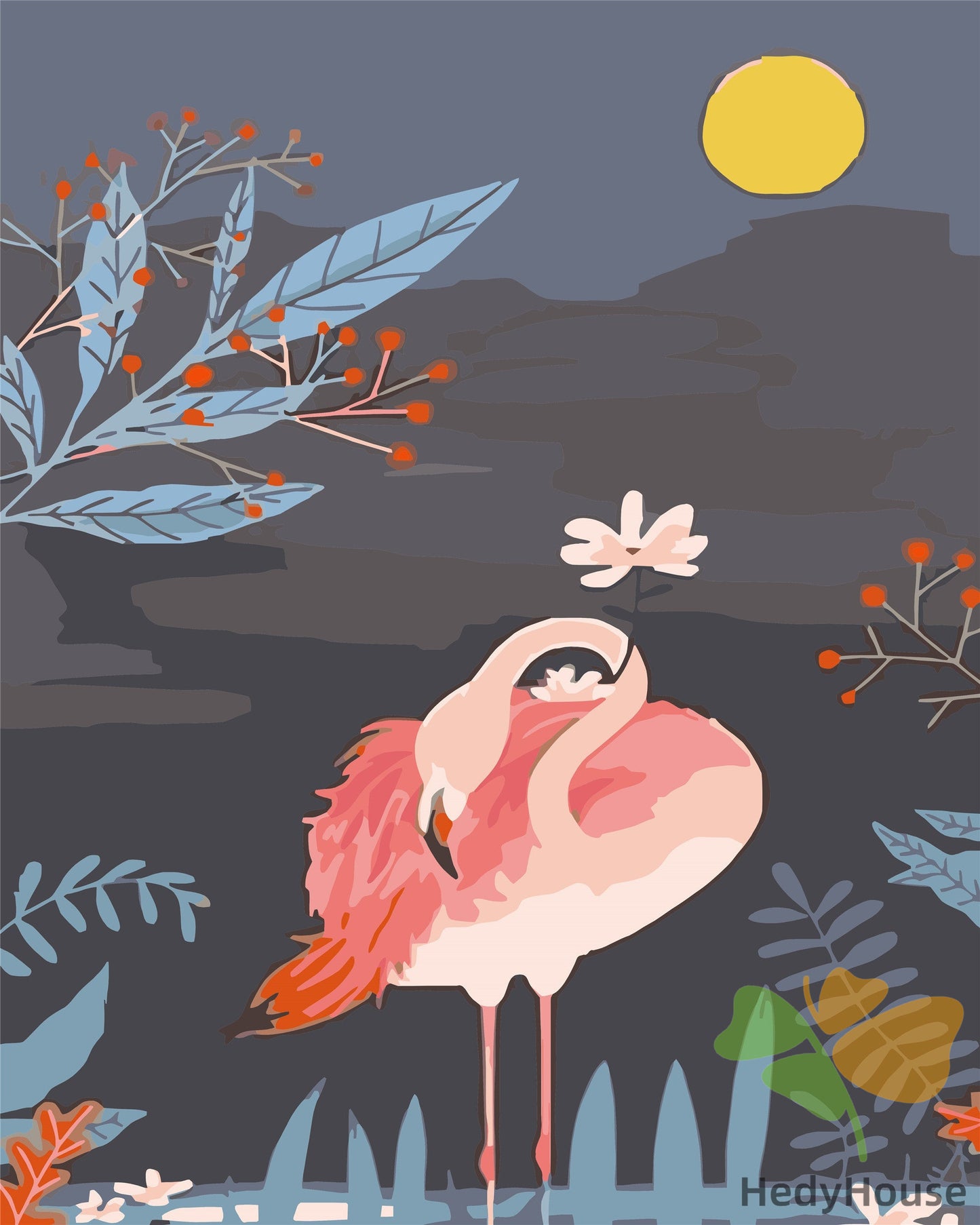 Birds Paint By Numbers Kits UK W-427