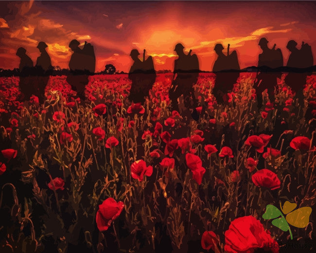 Military Paint By Numbers Kits UK