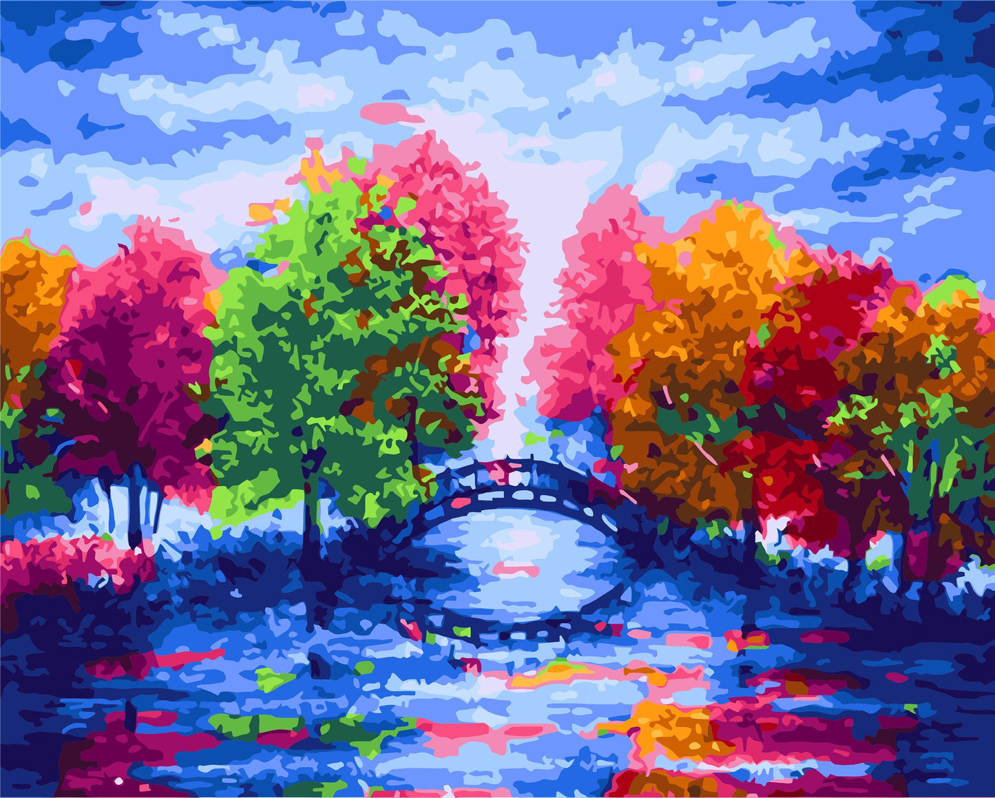 Colorful Paint By Numbers Kits UK WH-1283