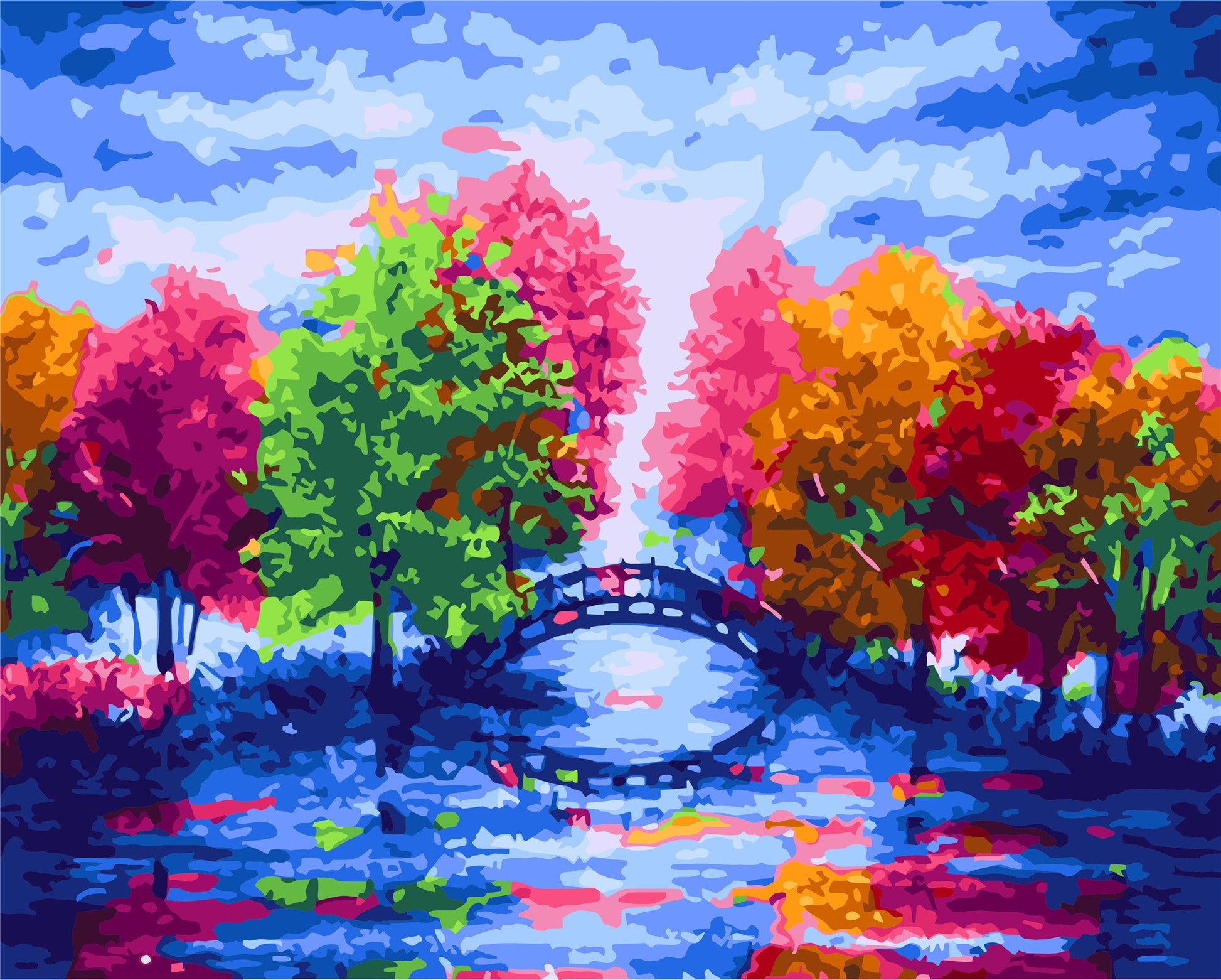 Colorful Paint By Numbers Kits UK WH-1283