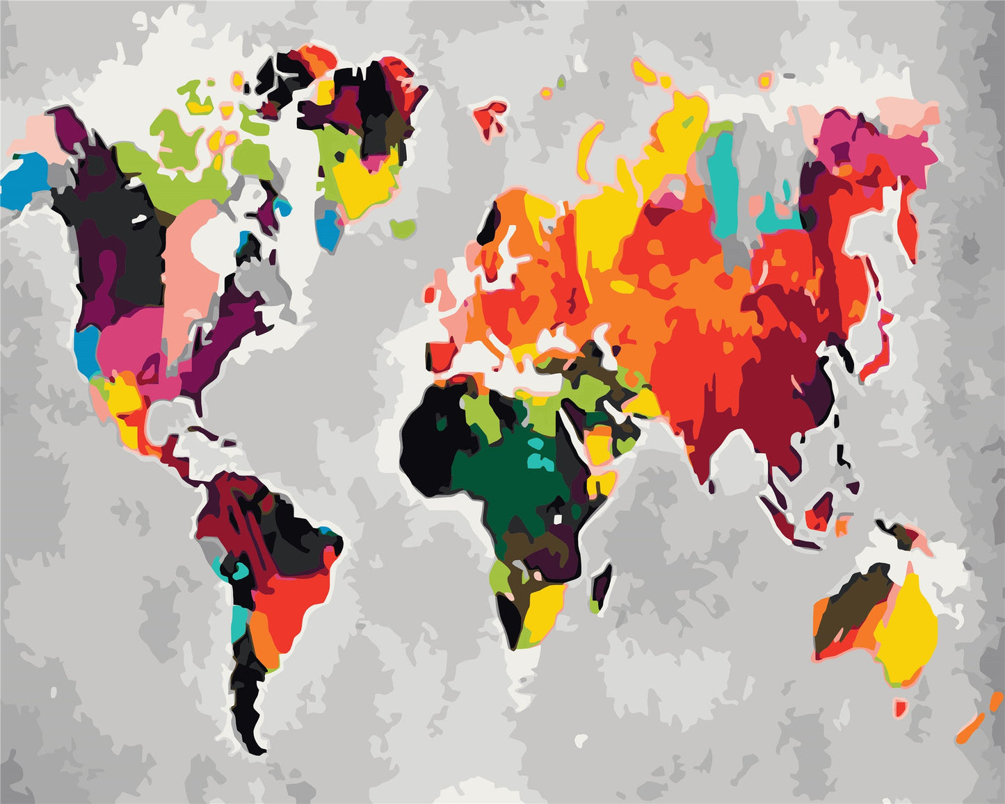 Colorful Paint By Numbers Kits UK WH-1363