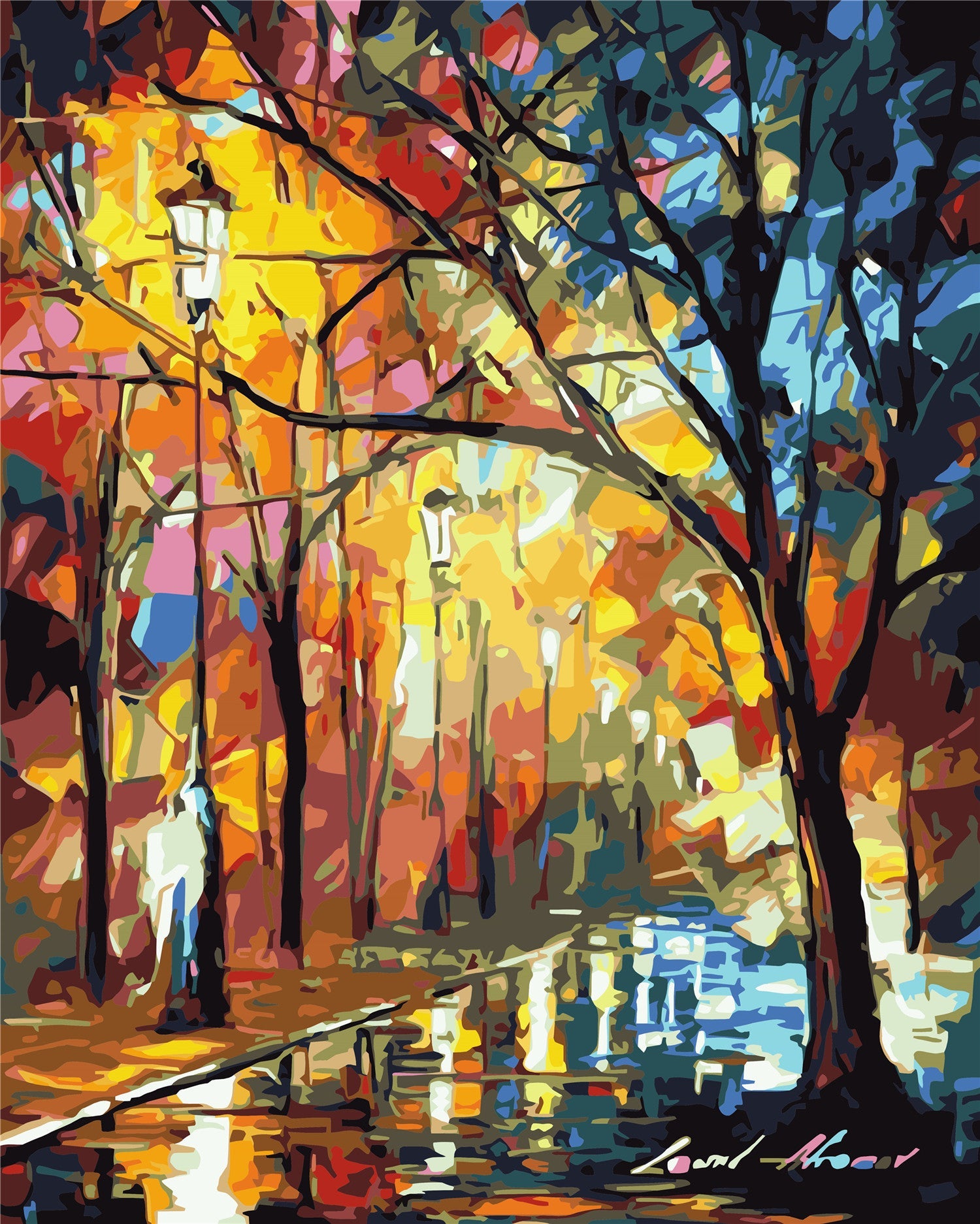 Colorful Paint By Numbers Kits UK WH-1385