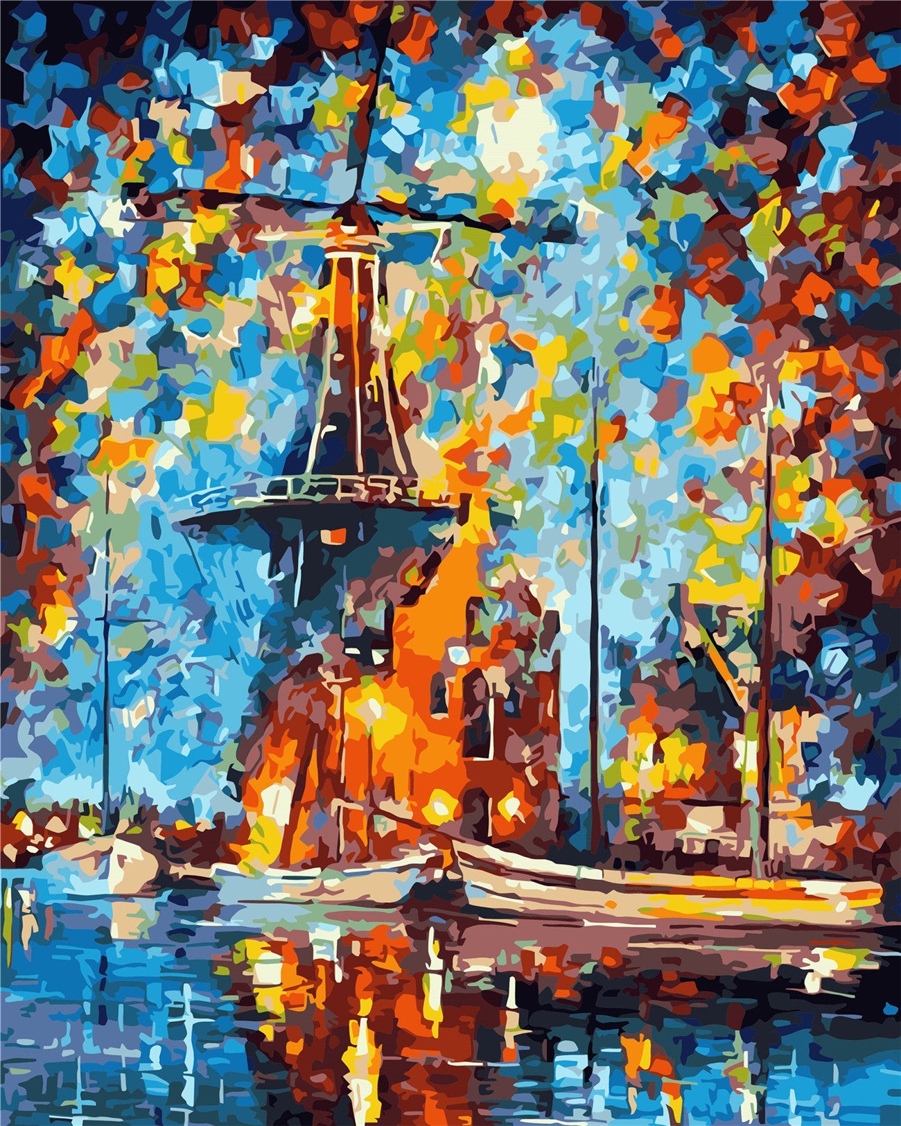 Colorful Paint By Numbers Kits UK WH-1388