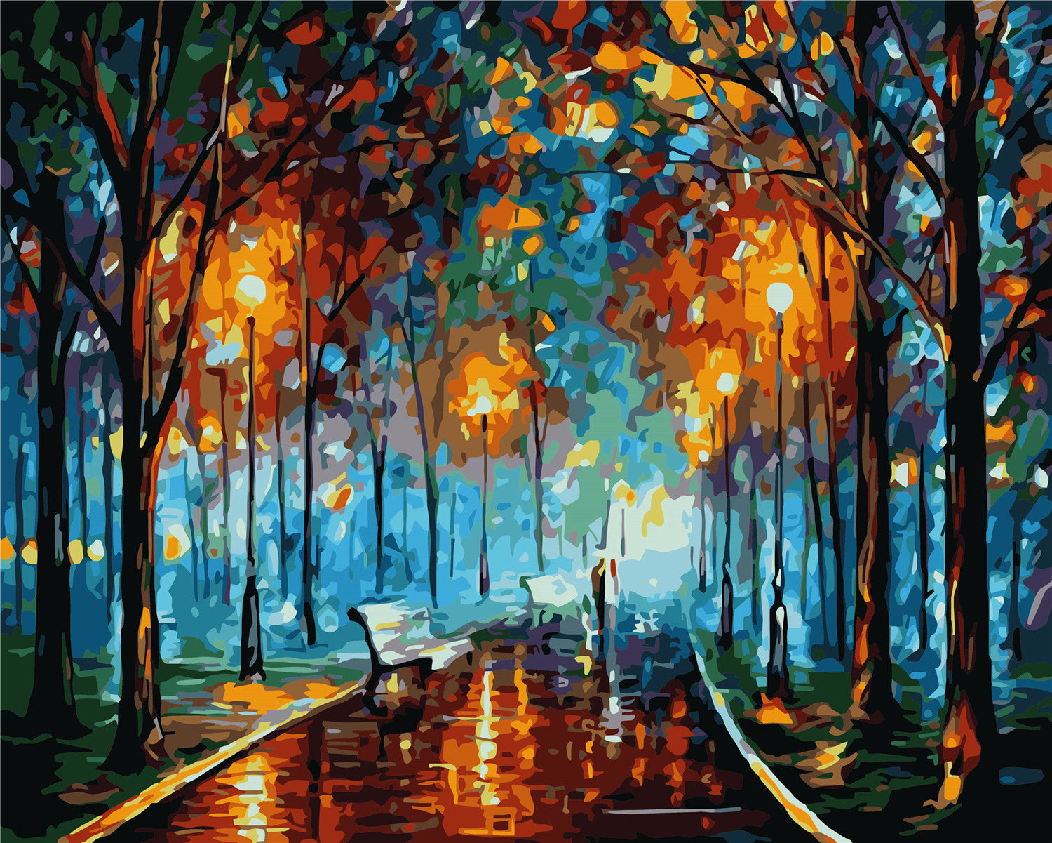 Colorful Paint By Numbers Kits UK WH-1392