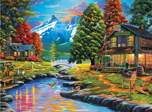 Natural Paint By Numbers Kits UK For Adult WH-3026