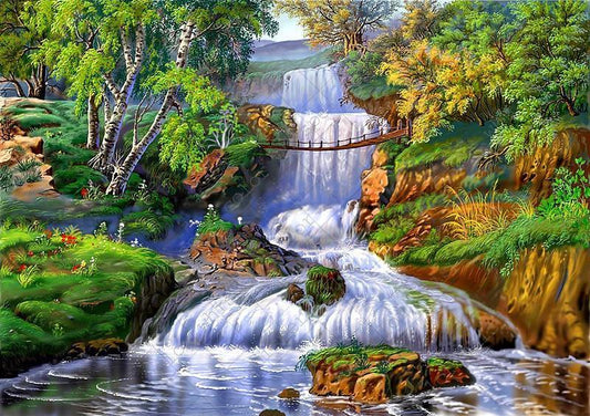 Natural Paint By Numbers Kits UK For Adult WH-3037