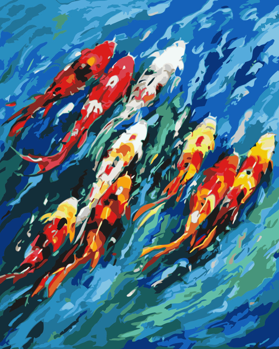 Colorful Paint By Numbers Kits UK WH-80609