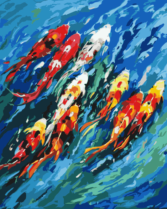 Colorful Paint By Numbers Kits UK WH-80609