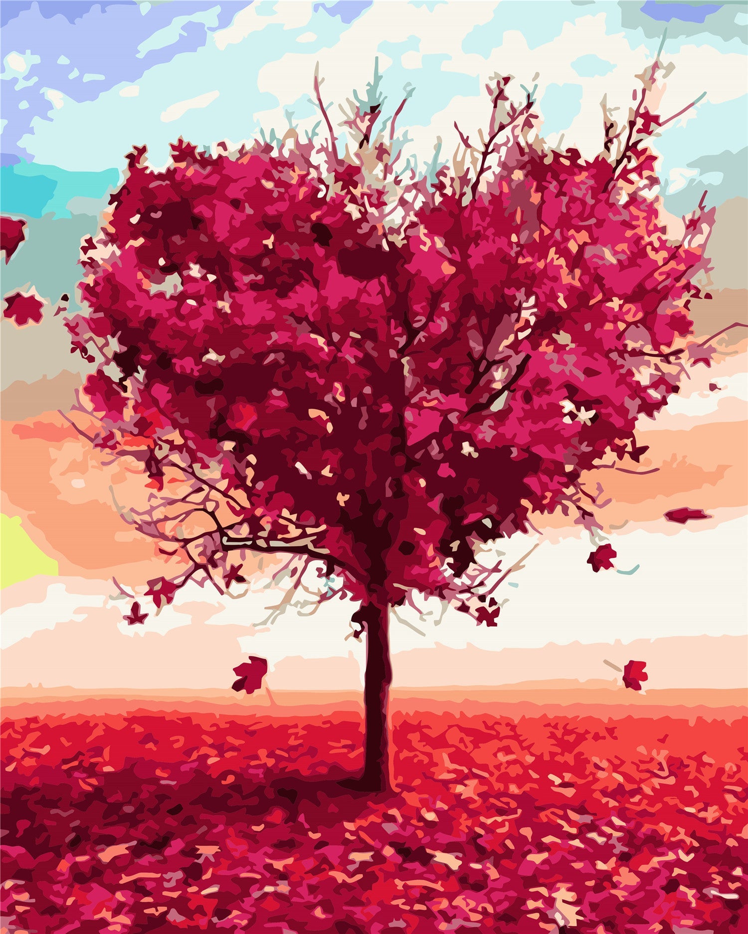 Tree Paint By Numbers Kits UK