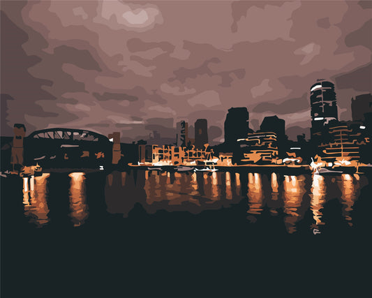 City Paint By Numbers Kits UK WH6163