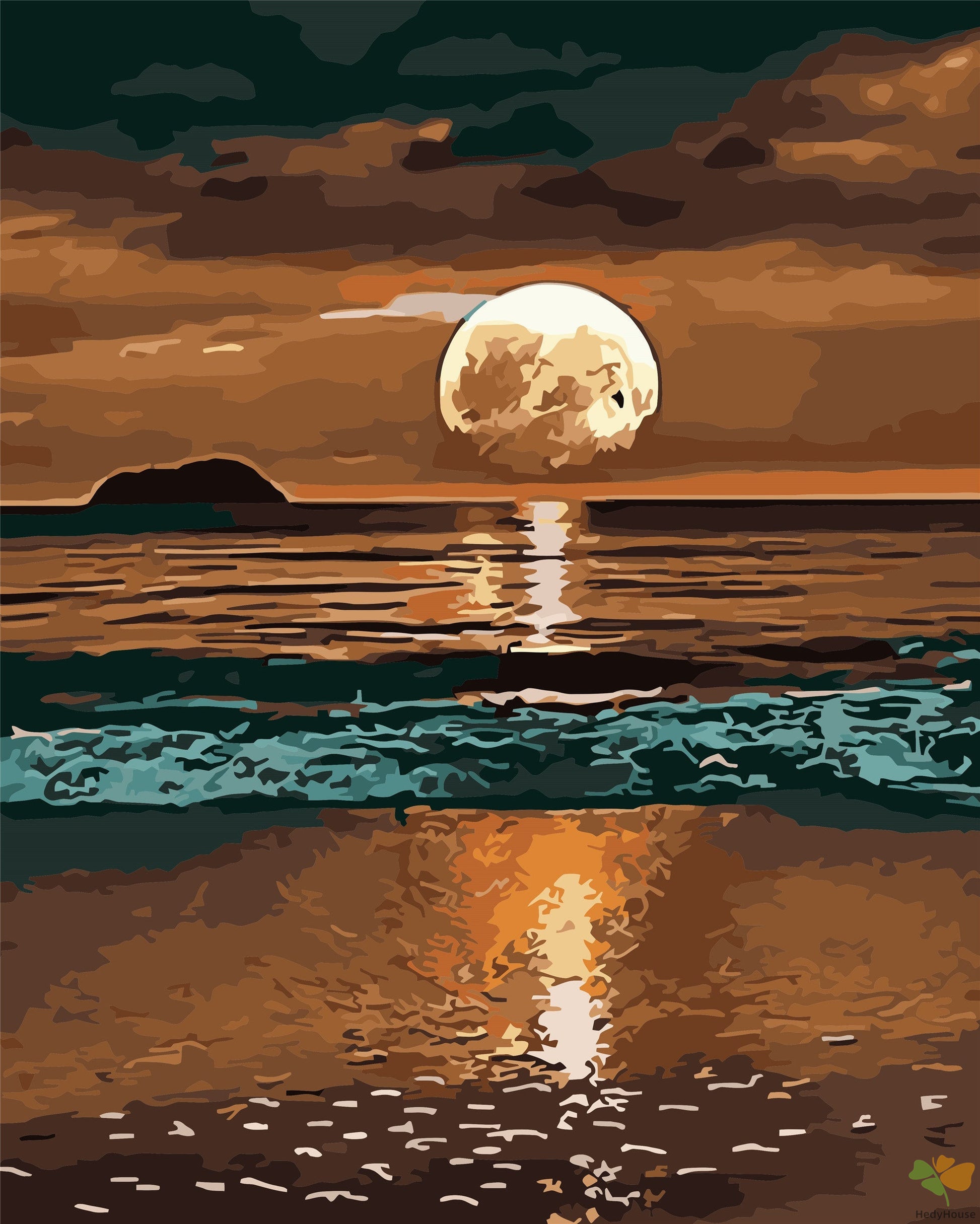 Landscape Paint By Numbers Kits UK WH6166