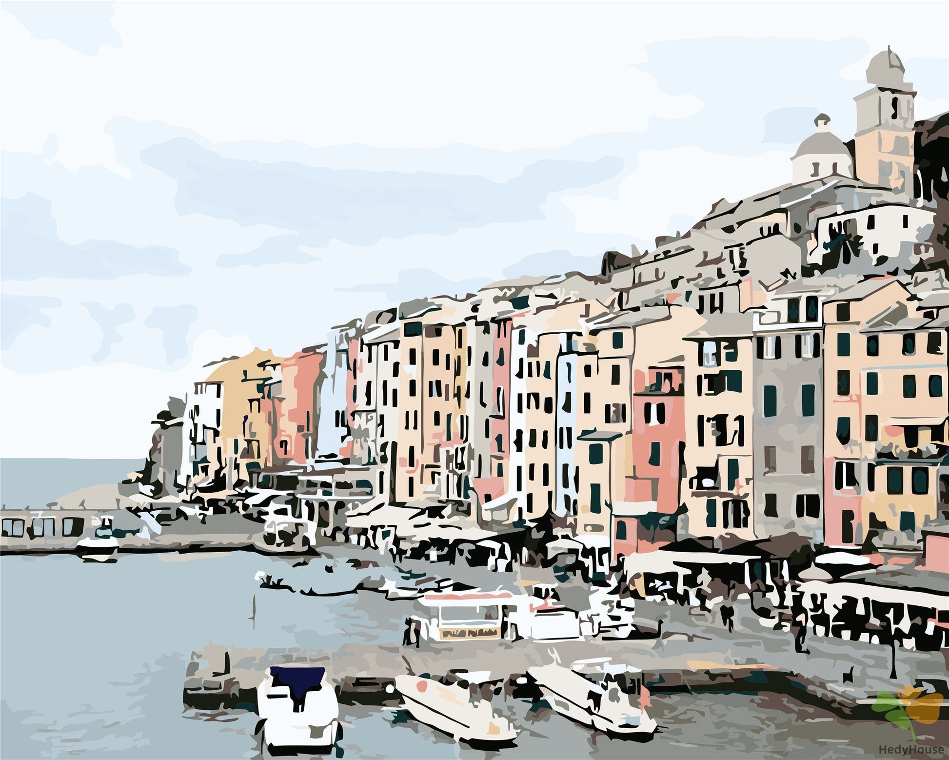 City Paint By Numbers Kits UK WH6178