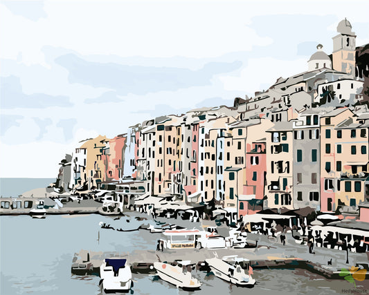 City Paint By Numbers Kits UK WH6178