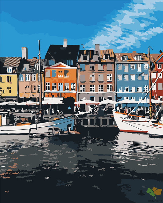 City Paint By Numbers Kits UK WH6186