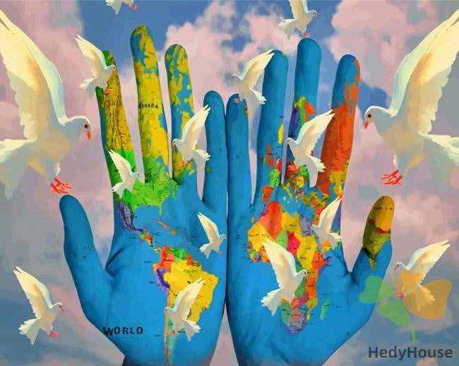 Pattern Paint By Numbers Kits UK WLD1204